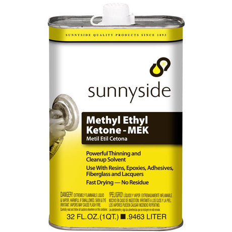 Sunnyside Methyl Ethyl Ketone Specialty Thinner 1 qt, Pack of 6