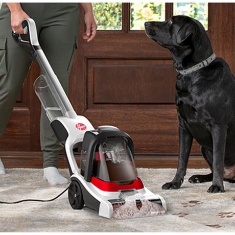 Hoover PowerDash Bagless Carpet Cleaner 7 amps Standard White