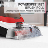 Hoover PowerDash Bagless Carpet Cleaner 7 amps Standard White