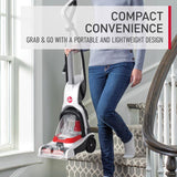 Hoover PowerDash Bagless Carpet Cleaner 7 amps Standard White