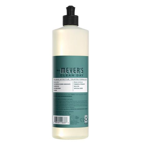 Mrs. Meyer's Clean Day Eucalyptus Scent Liquid Dish Soap 16 oz 1 pk, Pack of 6