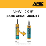 APOC Black Asphalt Roof Cement 10 oz, Pack of 12