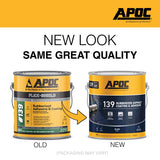 APOC Black Roof And Foundation Coating 1 gal, Pack of 4