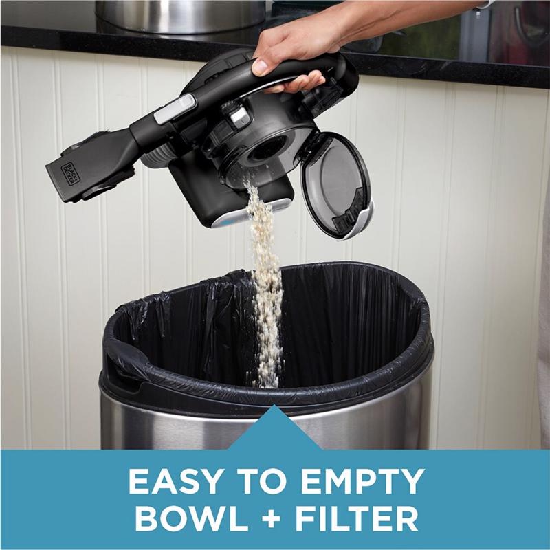Black+Decker Dustbuster Flex Bagless Cordless Multi-Stage Filter Hand Vacuum