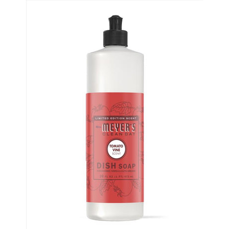 Mrs. Meyer's Clean Day Tomato Vine Scent Liquid Dish Soap 16 oz 1 pk, Pack of 6