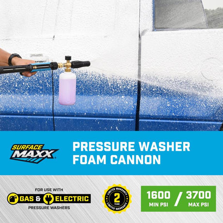 SurfaceMaxx Foam Cannon 3700 psi, Pack of 6