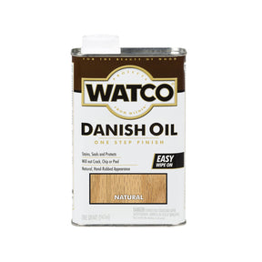 WATCO Transparent Natural Oil-Based Danish Oil 1 qt, Pack of 4