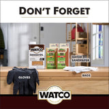WATCO Transparent Dark Walnut Oil-Based Danish Oil 1 qt, Pack of 4