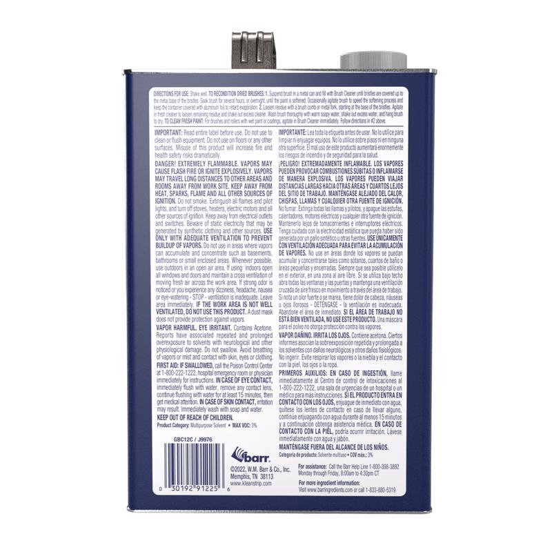 Klean Strip Latex-Oil Brush Cleaner 1 gal, Pack of 4