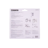 ProSource LR-114-ZP-PS Hinge Set, Steel, Sliver, Zinc, 22-Piece, For: Lightweight Wood Screen Doors
