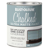 Rust-Oleum Chalked Ultra Matte Blue Harbor Water-Based Acrylic Chalk Paint 30 oz, Pack of 2