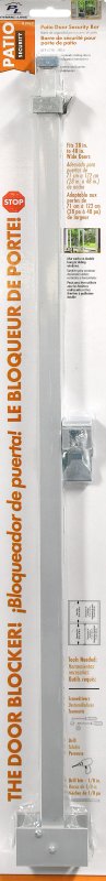 Prime-Line U 9920 Security Bar, Aluminum, Anodized