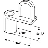 Prime-Line PL 7894 Window Screen Clip with Screw, Alloy, Bronze