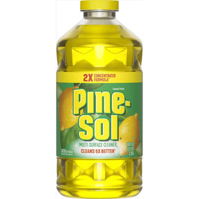 Pine-Sol Lemon Scent Concentrated All Purpose Cleaner Liquid 80 fl. oz., Pack of 6