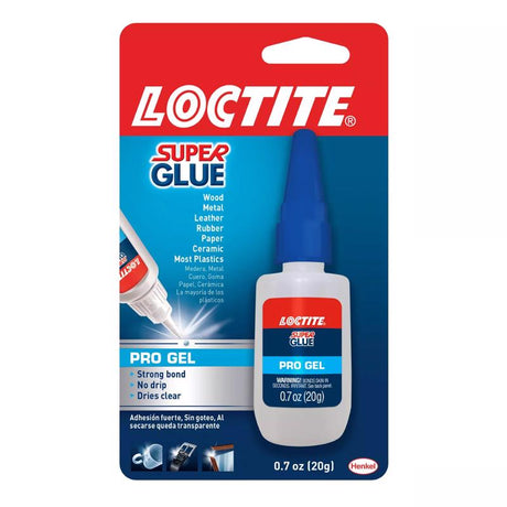 Loctite Super Strength Ethyl Cyanoacrylate Clear Super Glue 0.7 oz, Pack of 6