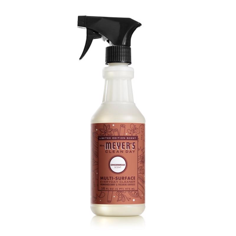 Mrs. Meyer's Clean Day Gingerbread Scent Multi-Purpose Cleaner Liquid Spray 16 oz, Pack of 6