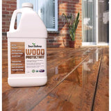 Smart BioHemp Flat Clear Fully-Transparent Water-Based Wood Protector 1 gal, Pack of 4