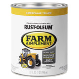 RUST-OLEUM SPECIALTY 7449502 Farm Equipment Enamel, Caterpillar Yellow, 1 qt Can, Pack of 2