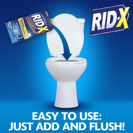 RID-X Powder Septic System Cleaner 9.8 oz, Pack of 12