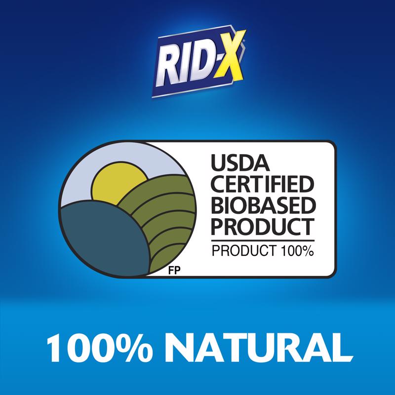 RID-X Powder Septic System Cleaner 9.8 oz, Pack of 12