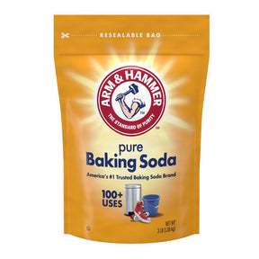 Arm & Hammer No Scent Organic Baking Soda Cleaner Powder 3 lb, Pack of 6