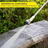 SurfaceMaxx 6-in-1 Change-Over Spray Nozzle 3600 psi
