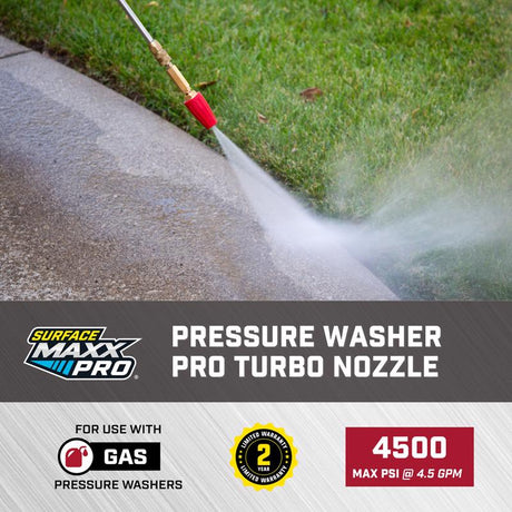 SurfaceMaxx Turbo Nozzle 4500 psi