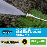 SurfaceMaxx 40-degree Spray Nozzle 4500 psi