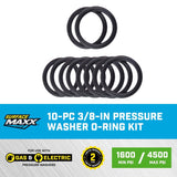 SurfaceMaxx 10-PC 3/8-in Pressure Washer O-Ring Kit 4500 psi