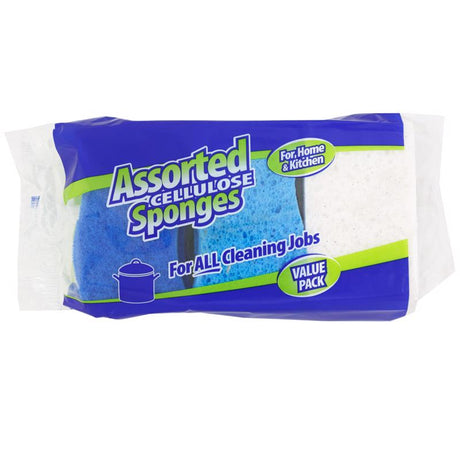 Spongezz Medium Duty Sponge For All Purpose 10 in. L 6 pk, Pack of 18