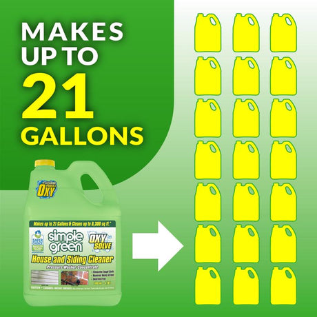 Simple Green Oxy Solve Multi-Surface Cleaner 1 gal Liquid, Pack of 4