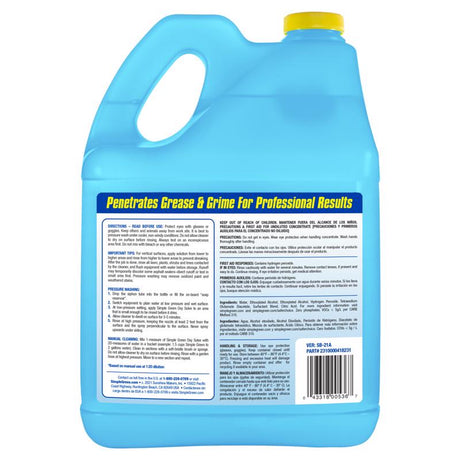 Simple Green Oxy Solve Deck and Fence Cleaner 1 gal Liquid, Pack of 4