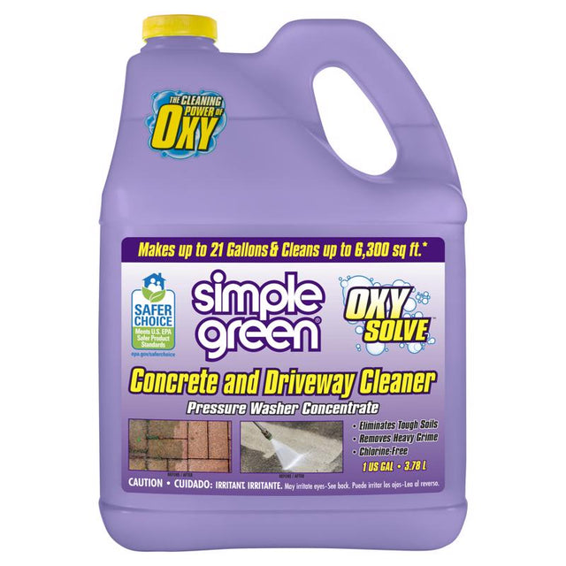 Simple Green Oxy Solve Concrete Cleaner 1 gal Liquid, Pack of 4
