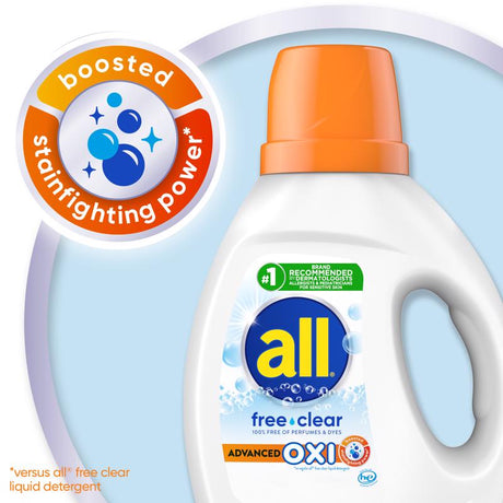 All No Scent Detergent Liquid 88 oz 1 pk