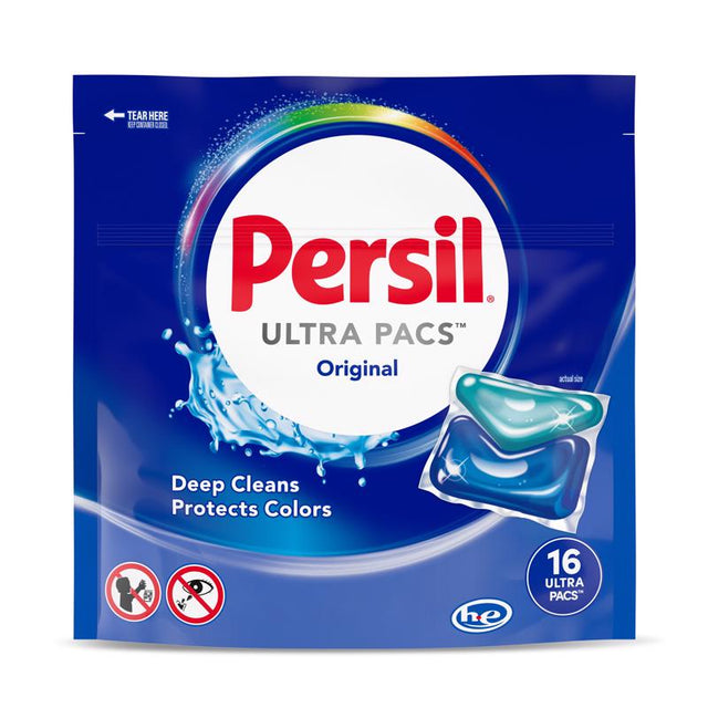 Persil Ultra Pacs Original Scent Laundry Detergent Pod 16 pk, Pack of 6