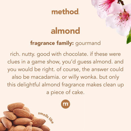 Method Almond Scent Floor Cleaner Refill Liquid 68 oz