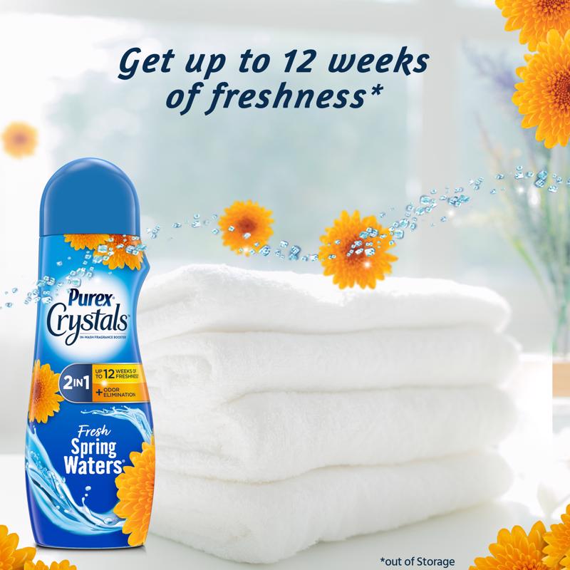 Purex Fresh Spring Water Scent Laundry Scent Booster Crystals 21 oz 1 pk, Pack of 4