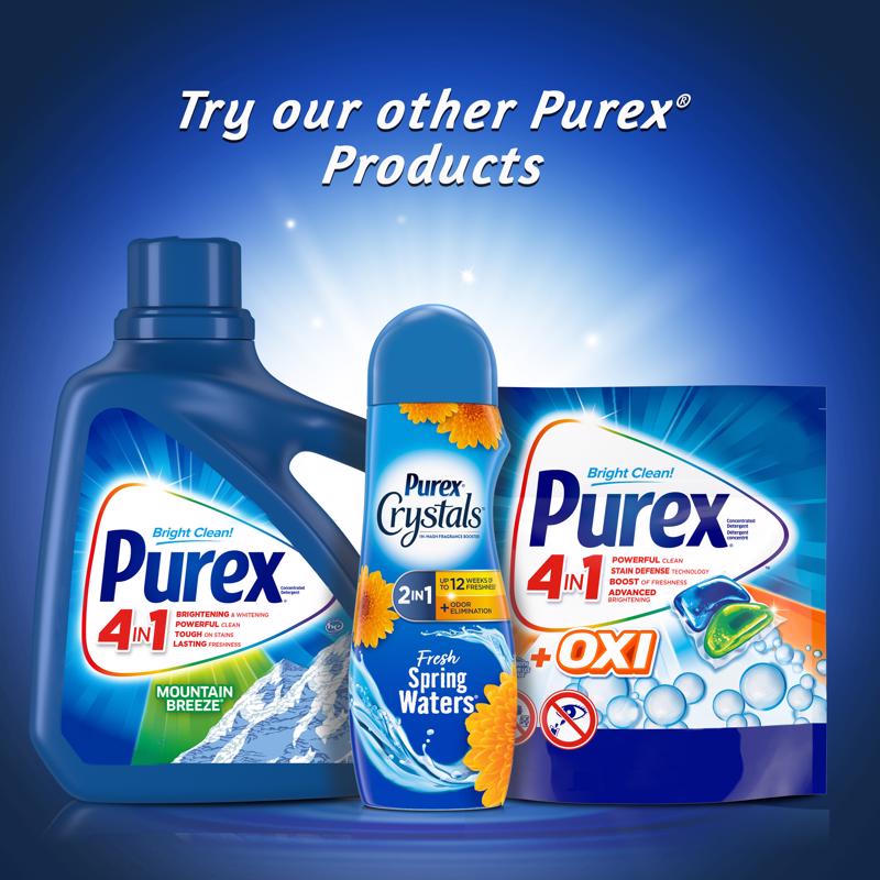 Purex Fresh Spring Water Scent Laundry Scent Booster Crystals 21 oz 1 pk, Pack of 4
