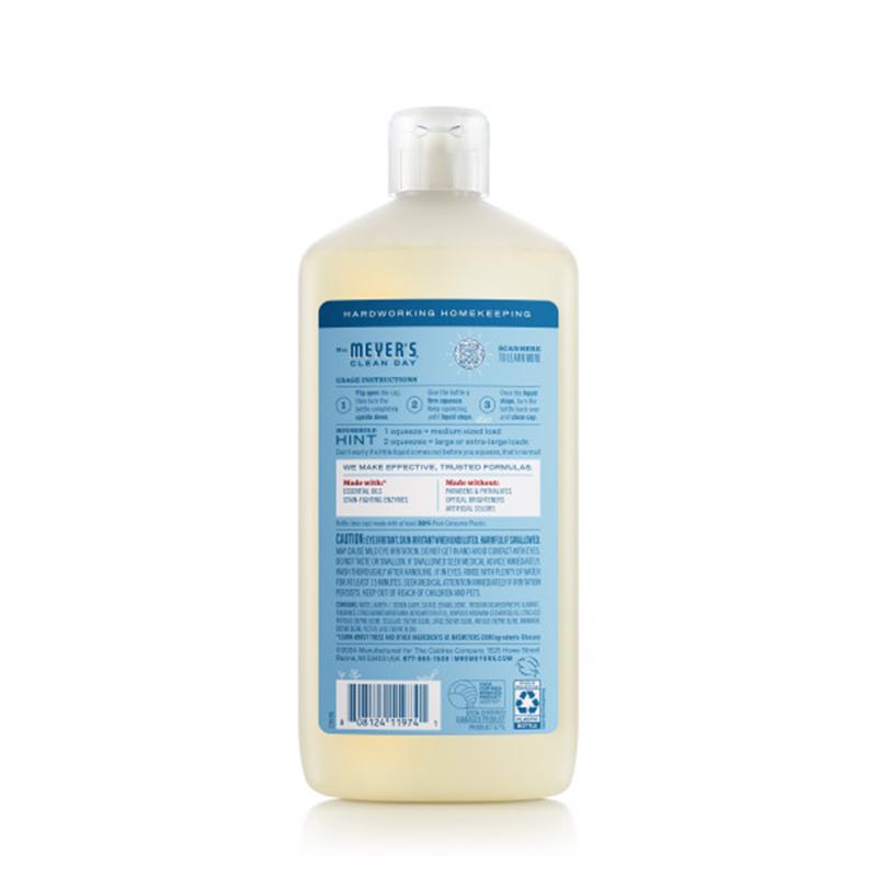 Mrs. Meyer's Clean Day Rain Water Scent Laundry Detergent Liquid 24.3 oz 1 pk, Pack of 6