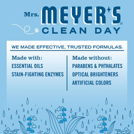 Mrs. Meyer's Clean Day Rain Water Scent Laundry Detergent Liquid 24.3 oz 1 pk, Pack of 6