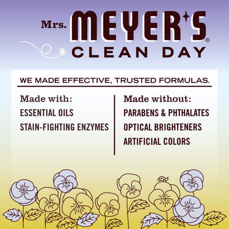 Mrs. Meyer's Clean Day Compassion Flower Scent Detergent Concentrate Liquid 24.3 oz 1 pk, Pack of 6