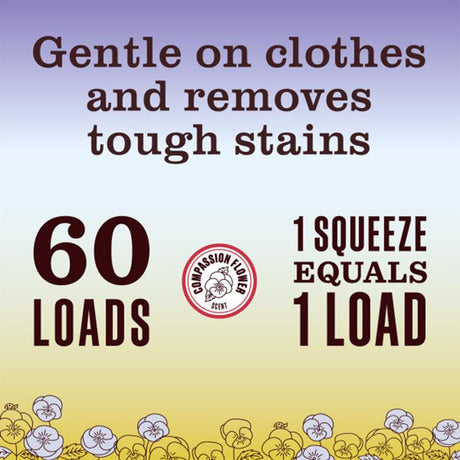 Mrs. Meyer's Clean Day Compassion Flower Scent Detergent Concentrate Liquid 24.3 oz 1 pk, Pack of 6