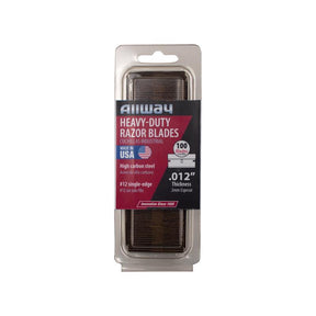 Allway Carbon Steel Single-Edge Razor Scraper, Pack of 10