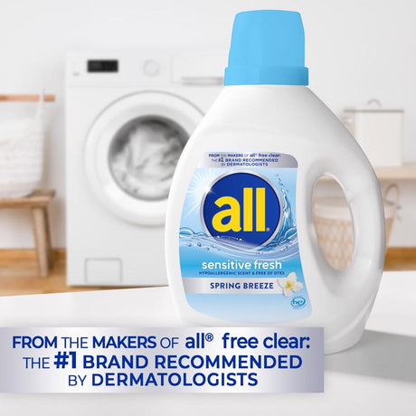 All Spring Breeze Scent Laundry Detergent Liquid 88 fl. oz. 1 pk, Pack of 4