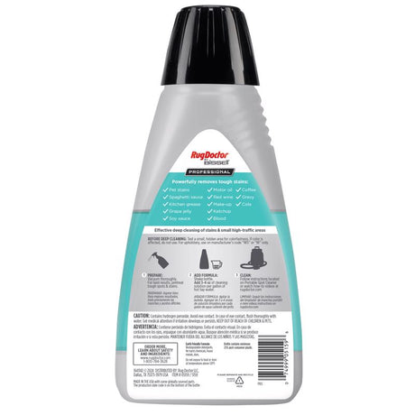 Rug Doctor Bissell Upholstery Cleaner 32 oz Liquid Concentrated, Pack of 6