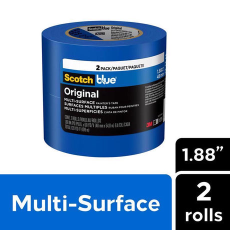 ScotchBlue 1.88 in. W X 60 yd L Blue Medium Strength Painter's Tape 2 pk