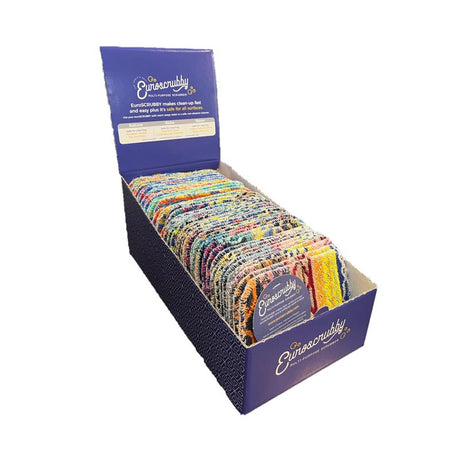 Euroscrubby Medium Duty Scrubber For Kitchen and Bath 6 in. L 1 pk, Pack of 50