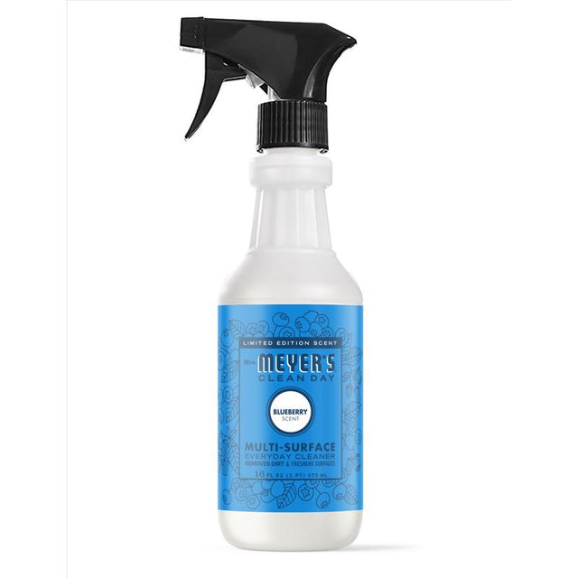 Mrs. Meyer's Clean Day Blueberry Scent Multi-Surface Cleaner Liquid 16 oz, Pack of 6