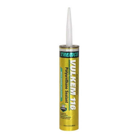 Vulkem 116 Gray Polyurethane Window and Door Caulk Sealant 10.1 fl. oz., Pack of 12