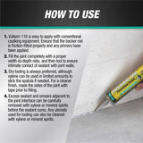 Vulkem 116 Gray Polyurethane Window and Door Caulk Sealant 10.1 fl. oz., Pack of 12